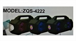 Портативная Bluetooth колонка с фонарём ZQS-4222