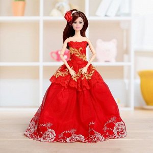 Кукла модель шарнирная «Анна» в платье, МИКС