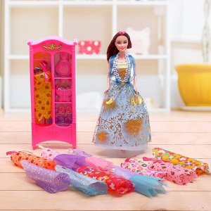 Кукла модель «Анна» с набором платьев, с аксессуарами, цвета МИКС