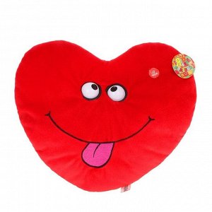 Мягкая игрушка интерактивная «Сердце», дразнилка, вертятся глазки
