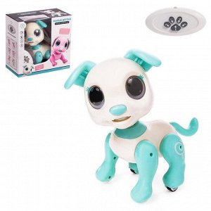 Робот-собака «Питомец: Щенок», световые и звуковые эффекты, цвет бирюзовый