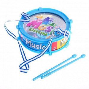 Игрушечный барабан Music drum, световые эффекты, детский, МИКС