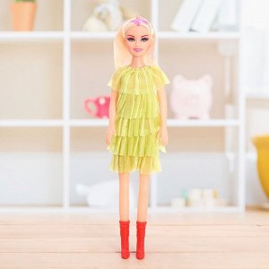 Кукла «Оля» в платье, высота 41 см, МИКС