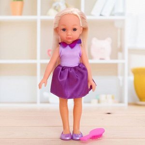 Кукла классическая «Анна» с расчёской, МИКС