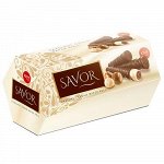 7.26.06 Вафельные трубочки с ореховой начинкой в молочном шоколаде “Savor ” “JOUY&amp;CO” 162гр*18шт.