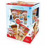 7.26.07 Вафельный рожок с ореховым кремом, шоколадом и драже “Minicco Cornet hazelnut cream” “JOUY&amp;CO” 100гр*18шт.
