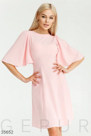 Gepur Нежное платье пастельного розового оттенка