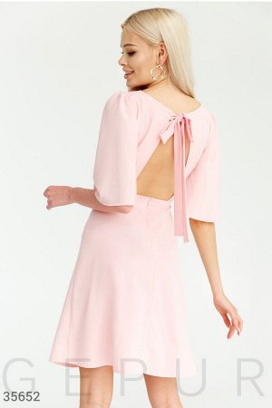 Gepur Нежное платье пастельного розового оттенка