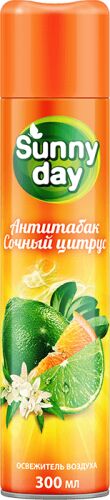 SUNNY DAY освежитель воздуха &quot;Антитабак. Сочный цитрус&quot;