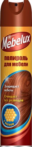 Mebelux Полироль для мебели с воском 300см3