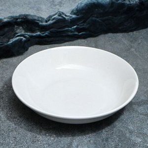Тарелка круглая "Пельменная",27 см, белая, 1 сорт