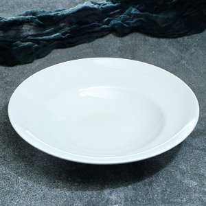 Тарелка для пасты "Рест", 30 см, белая, 1 сорт