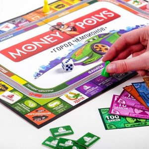 Настольная экономическая игра «MONEY POLYS. Город чемпионов», для мальчиков