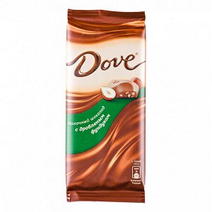 Шоколад DOVE дробленный фундук 90 г