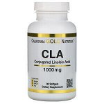 California Gold Nutrition, Clarinol, КЛК, конъюгированная линолевая кислота, 1000 мг, 90 мягких таб