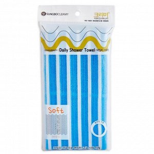 SUNG BO Мочалка для душа "Daily Shower Towel " №316 (28х90см) средне-жесткая /нейлон