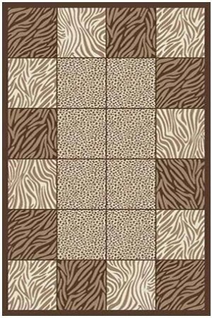 Ковер Ковер Merinos Mega Carving размер 1,00*2,00 дизайн 8320 Brown / Прямоугольник / 1.0x2.0 / Высота ворса: 12 мм / Полипропилен heat-set / Основные цвета изделия: Коричневый / Россия