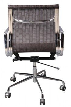 Кресло руководителя Бюрократ CH-996-Low коричневый сетка низк.спин. крестовина алюминий