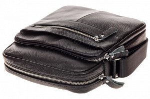 Мужская сумка планшет через плечо, черная