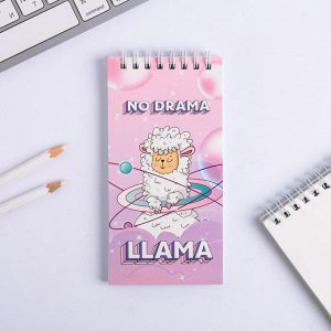 Блокнот No Drama LLama, 80 листов