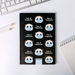 Ежедневник в тонкой обложке This is PANDAmia А5, 80 листов