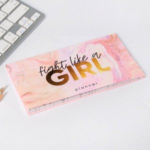 Планер мини с отрывными листами Fight like a Girl