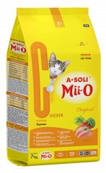 A-SOLI Mii-O д/к Премиум Курица &quot;Оригинал&quot; 7кгСУПЕР ПРОМО НАБОР+ 24 пауча A-Soli Mii-O в ассортименте