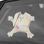 Игрушка для авто «За рулем девушка», зайка