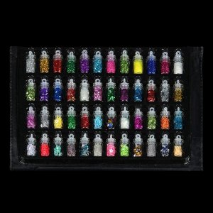 Набор декора для ногтей, 48 бутылочек, цвет МИКС