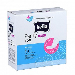 Ежедневные прокладки Bella Panty Soft Classic, 60 шт