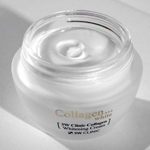 Восстанавливающий крем для лица с коллагеном 3W CLINIC Collagen Whitening Cream, 60 мл