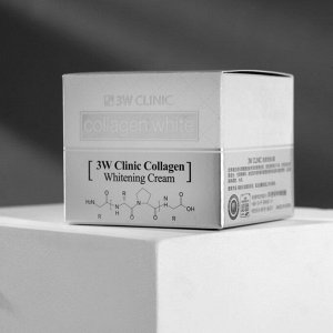 Восстанавливающий крем для лица с коллагеном 3W CLINIC Collagen Whitening Cream, 60 мл
