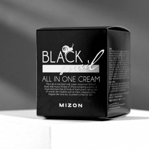 Крем с экстрактом черной улитки MIZON Black Snail All In One Cream, 75 мл