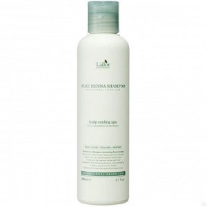 Шампунь для волос Lador Pure Нenna Shampoo (Cooling Spa) с хной, кактусом и ментолом, 200 мл   42524
