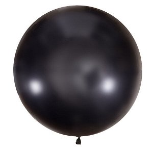 Воздушный шар 24"/61см Декоратор BLACK 048 1шт