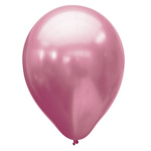 Воздушный шар 11"/28см Хром PLATINUM Pink 25шт