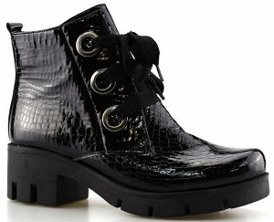Ботинки Страна производитель: Турция
Полнота обуви: Тип «F» или «Fx»
Материал верха: Лаковая кожа натуральная
Цвет: Черный
Материал подкладки: Байка
Стиль: Городской
Форма мыска/носка: Закругленный
Ка