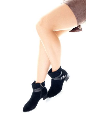 Полусапоги Страна производитель: Китай
Вид обуви: Полусапоги
Сезон: Весна/осень
Размер женской обуви x: 36
Полнота обуви: Тип «F» или «Fx»
Цвет: Черный
Материал верха: Замша
Материал подкладки: Байка
