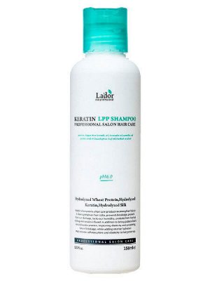 Lador Безщелочной шампунь с кератином Keratin LPP Shampoo 150ml, 150мл