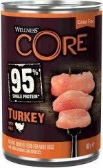 CORE 95 консервы из индейки с капустой для взрослых собак 400 г