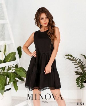 Платье №4127-чёрный