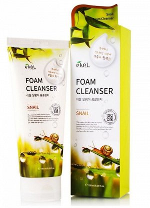 Ekel Snail Foam Cleanser - Пенка для умывания с муцином улитки 180мл