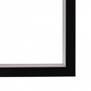 Рама для картин (зеркал) 30 х 40 х 2.8 см. пластиковая. Calligrata. чёрный