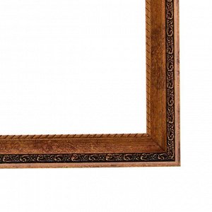 Рама для картин (зеркал) 30 х 40 х 3,0 см, пластиковая, Calligrata 6792, бронзовая