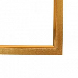 Рама для картин (зеркал) 40 х 50 х 2.8 см, пластиковая, Calligrata, золото