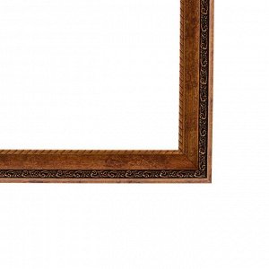 Рама для картин (зеркал) 40 х 50 х 3.0 см, пластиковая, , цвет бронза