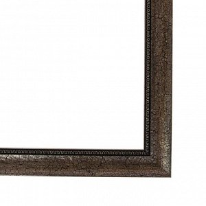 Рама для картин (зеркал) 30 х 40 х 4.4 см, пластиковая, Calligrata, серебристая