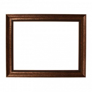 Рама для картин (зеркал) 30 х 40 х 4.4 см, пластиковая, Calligrata, коричневая