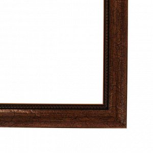 Рама для картин (зеркал) 30 х 40 х 4.4 см, пластиковая, Calligrata, медная