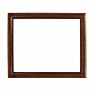 Рама для картин (зеркал) 40 х 50 х 4.4 см, пластиковая, Calligrata, коричневая